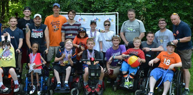 campers enjoy their time at MN MDA camp