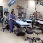 Inside the operating room 