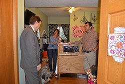 PHS parent meets with Representative Matt Dean in their home