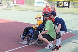 Miracle League gives children with physical and mental impairments the opportunity to play baseball