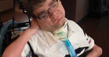 PHS patient Peter has quadriplegia