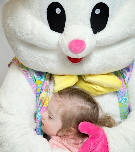 Shared Blessings Easter Bunny photo shoot